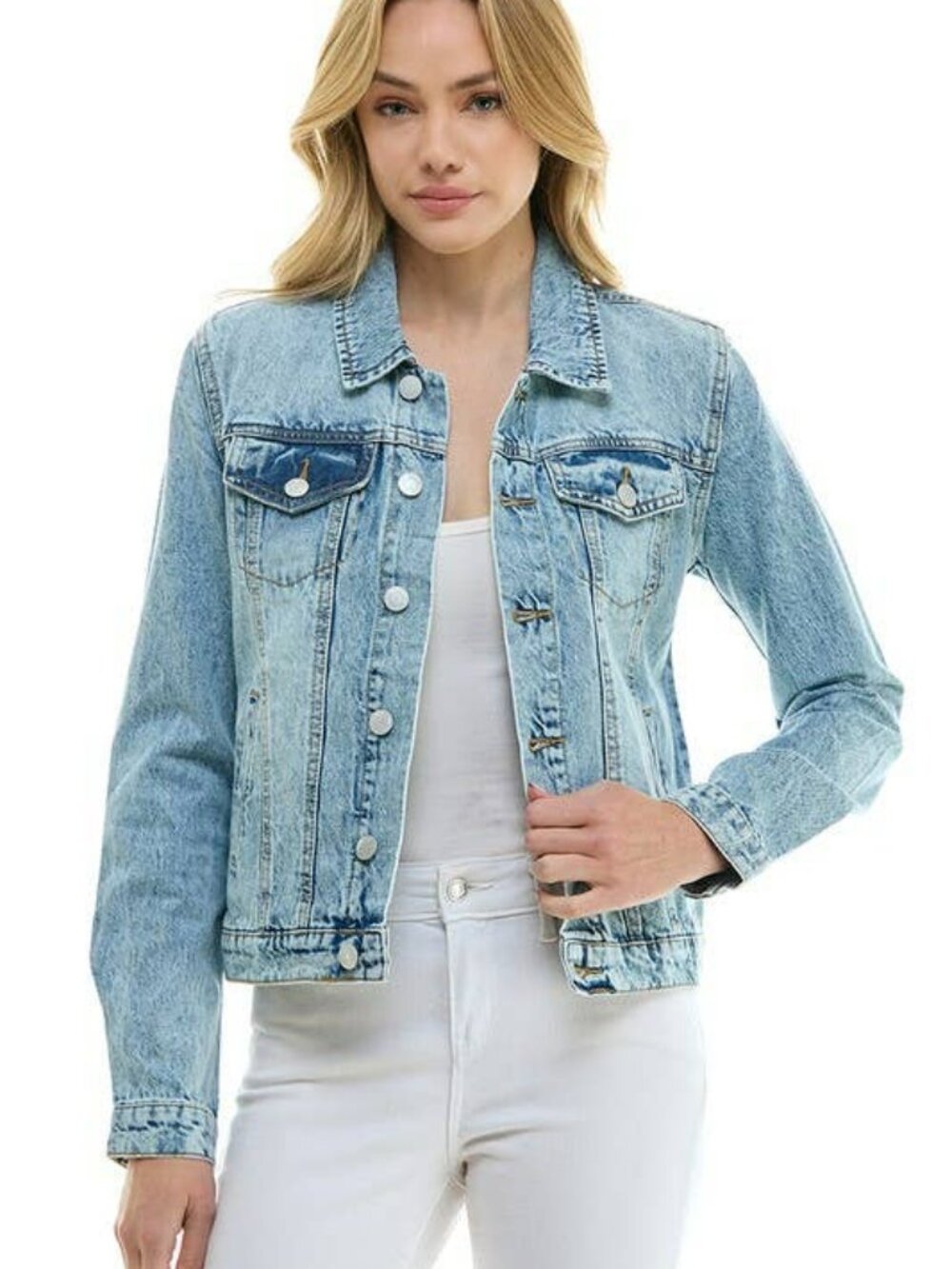 Ladies Cotton Denim Jacket